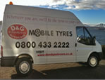 Mobile Tyre Van in Kirkcaldy - View larger image